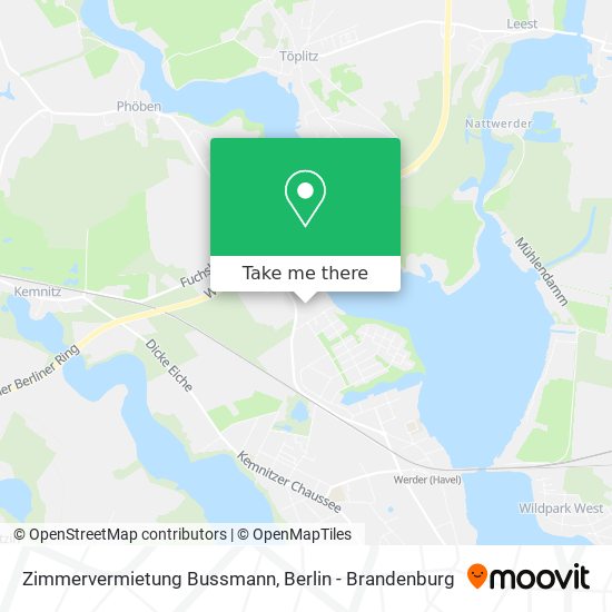 Карта Zimmervermietung Bussmann
