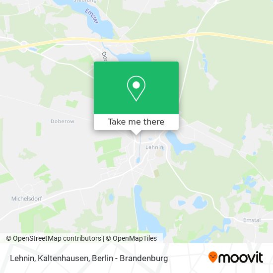 Lehnin, Kaltenhausen map