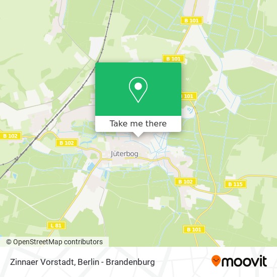 Zinnaer Vorstadt map