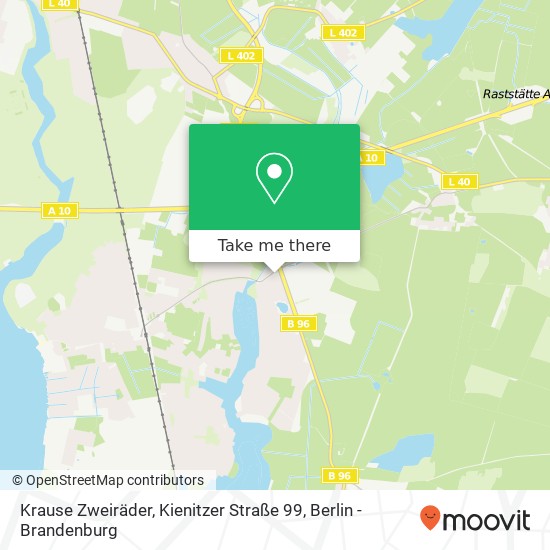 Карта Krause Zweiräder, Kienitzer Straße 99