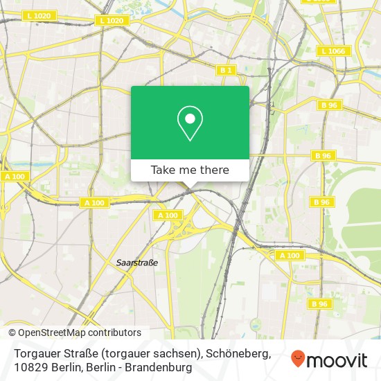 Torgauer Straße (torgauer sachsen), Schöneberg, 10829 Berlin map