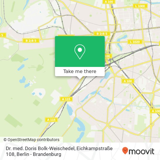 Dr. med. Doris Bolk-Weischedel, Eichkampstraße 108 map