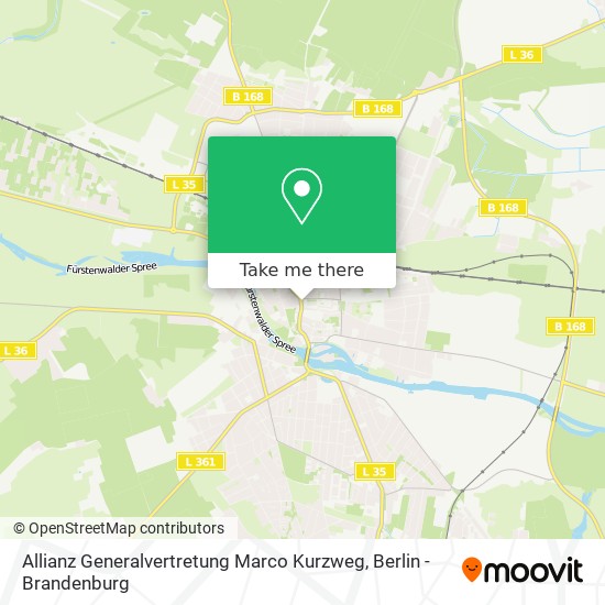 Карта Allianz Generalvertretung Marco Kurzweg