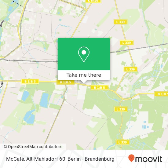 McCafé, Alt-Mahlsdorf 60 map