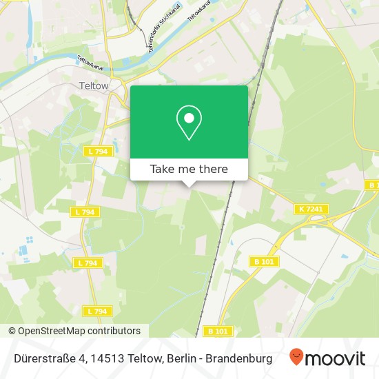 Dürerstraße 4, 14513 Teltow map