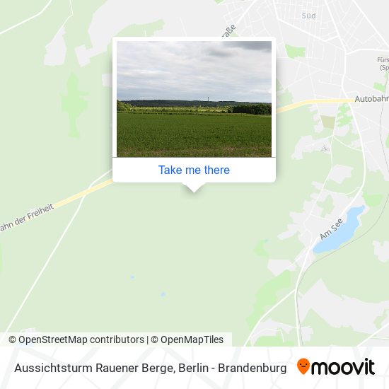 Aussichtsturm Rauener Berge map