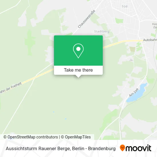 Карта Aussichtsturm Rauener Berge