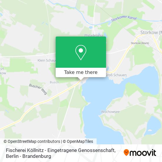 Карта Fischerei Köllnitz - Eingetragene Genossenschaft