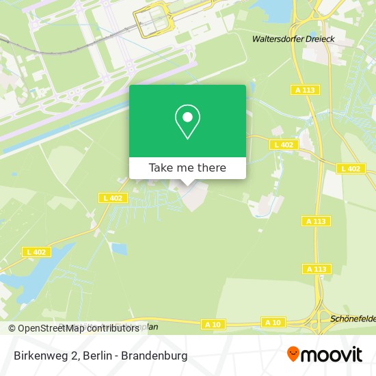 Birkenweg 2 map