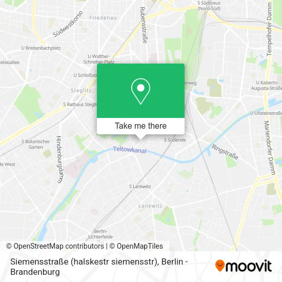 Карта Siemensstraße (halskestr siemensstr)
