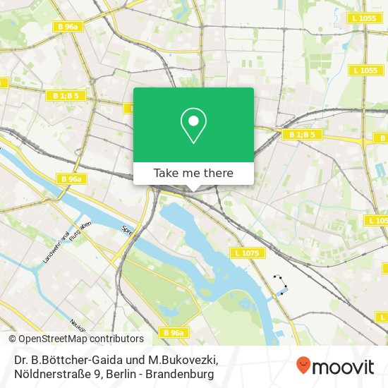Карта Dr. B.Böttcher-Gaida und M.Bukovezki, Nöldnerstraße 9