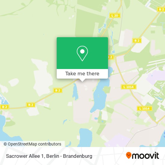 Sacrower Allee 1 map