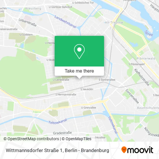 Карта Wittmannsdorfer Straße 1