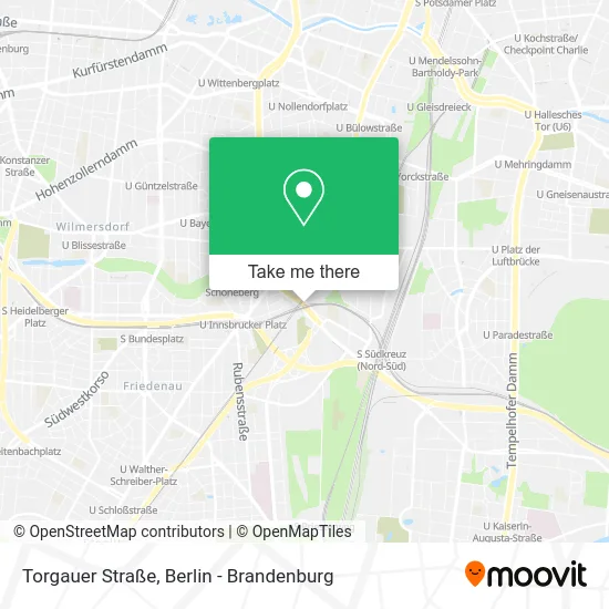 Карта Torgauer Straße