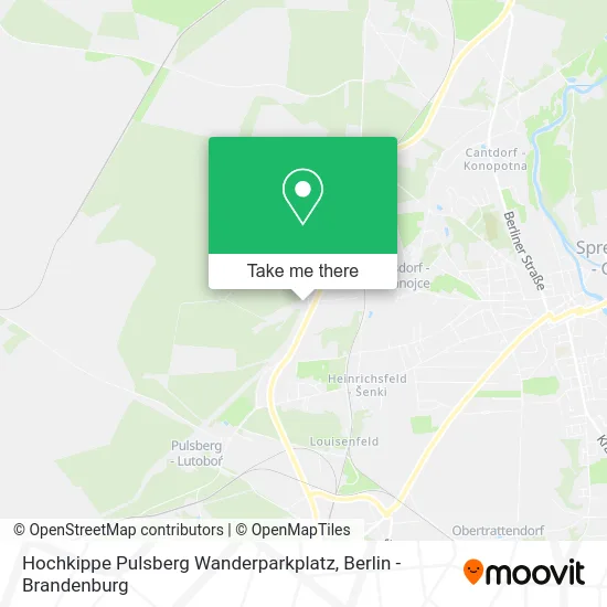 Hochkippe Pulsberg Wanderparkplatz map
