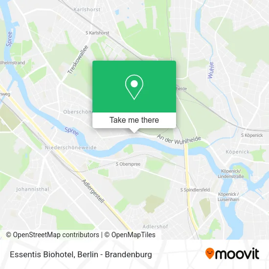 Essentis Biohotel map