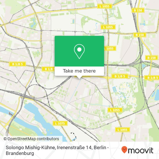 Карта Solongo Mishig-Kühne, Irenenstraße 14