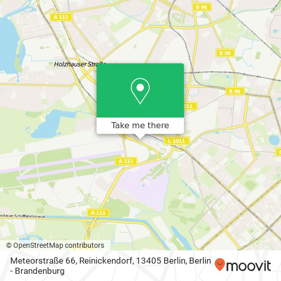 Meteorstraße 66, Reinickendorf, 13405 Berlin map