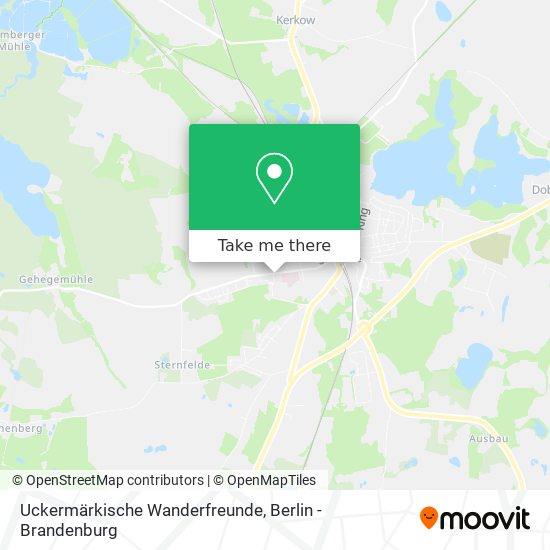 Uckermärkische Wanderfreunde map