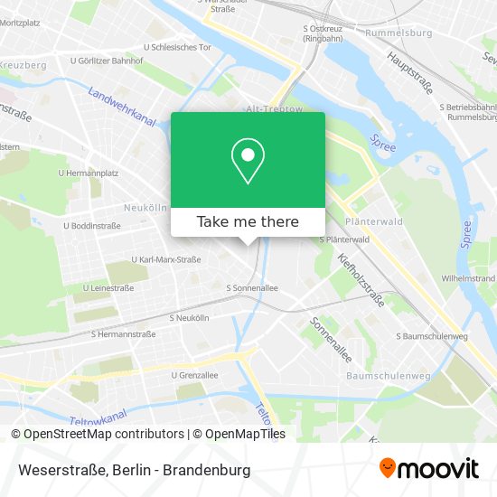 Weserstraße map