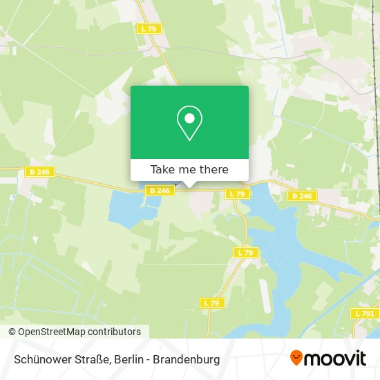 Карта Schünower Straße
