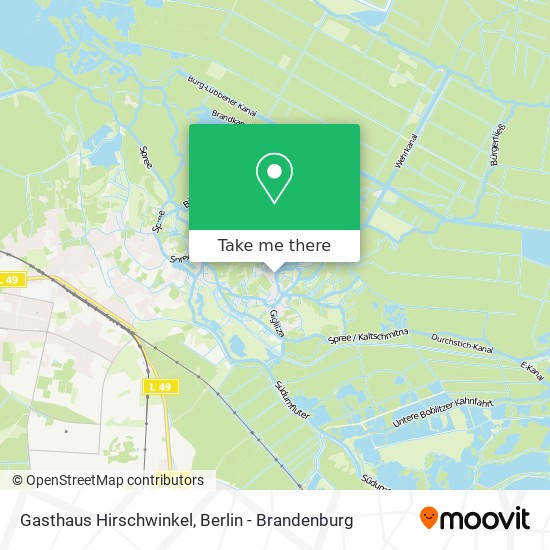 Карта Gasthaus Hirschwinkel