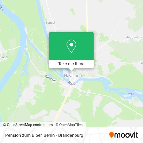 Pension zum Biber map