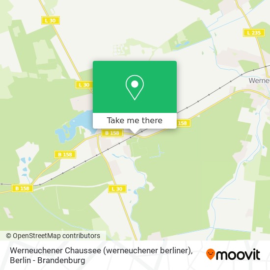 Карта Werneuchener Chaussee (werneuchener berliner)