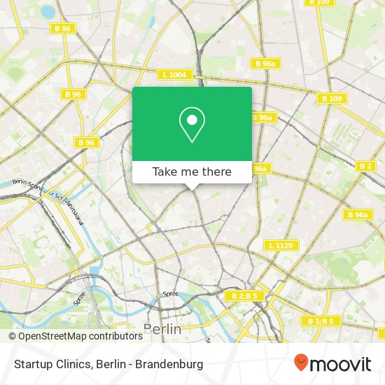 Startup Clinics map
