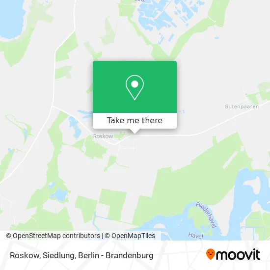 Карта Roskow, Siedlung