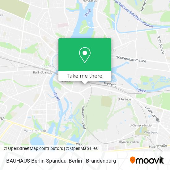 Карта BAUHAUS Berlin-Spandau