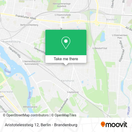 Aristotelessteig 12 map