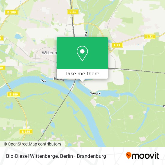 Bio-Diesel Wittenberge map