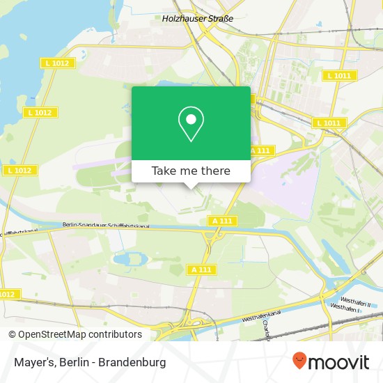 Mayer's, Flughafen Tegel map