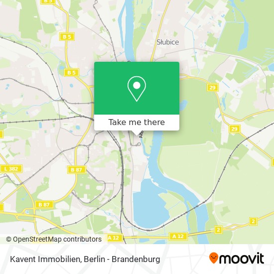 Kavent Immobilien map