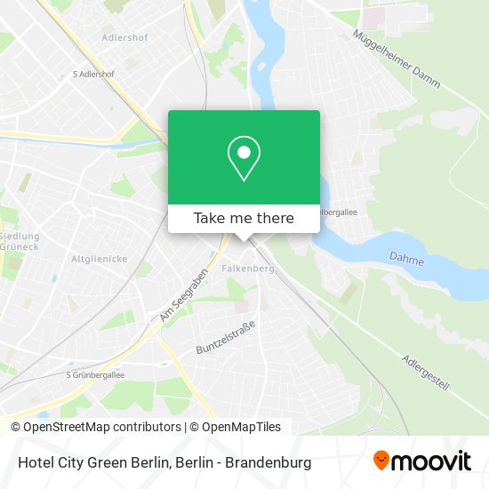 Карта Hotel City Green Berlin