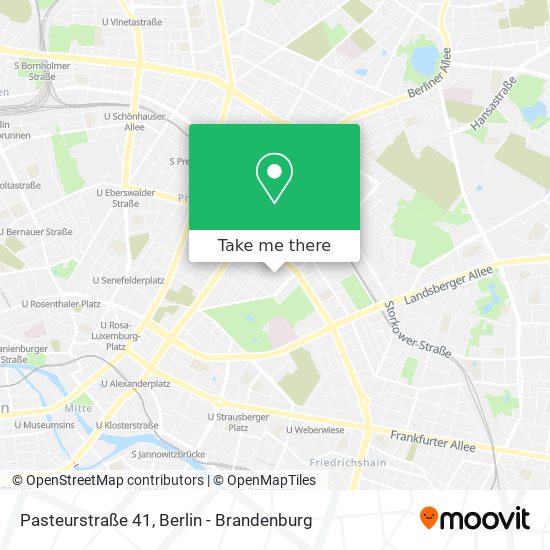 Pasteurstraße 41 map