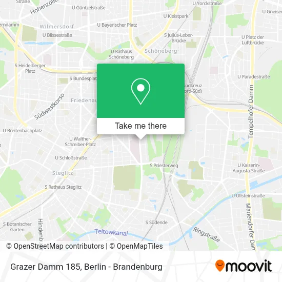 Grazer Damm 185 map