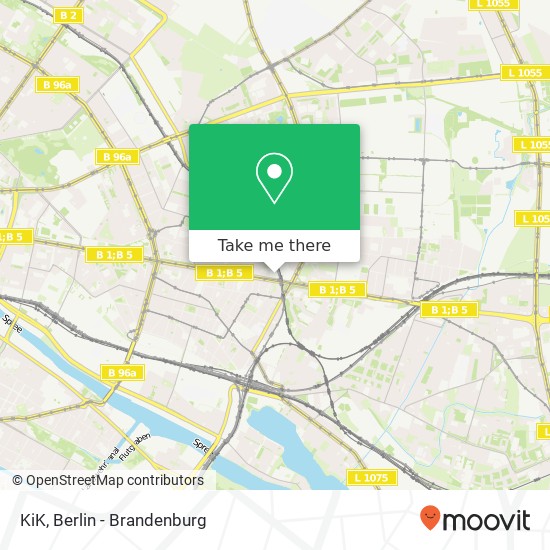 KiK, Rigaer Straße map
