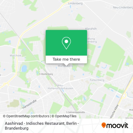 Aashirvad - Indisches Restaurant map