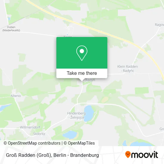 Карта Groß Radden