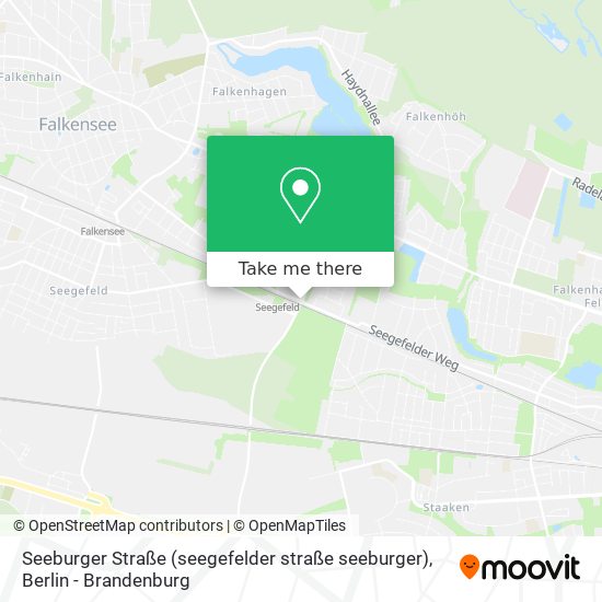 Seeburger Straße (seegefelder straße seeburger) map