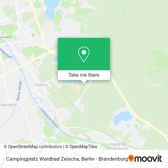 Карта Campingplatz Waldbad Zeischa