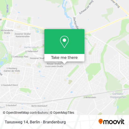 Taxusweg 14 map