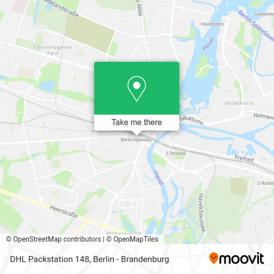 DHL Packstation 148 map
