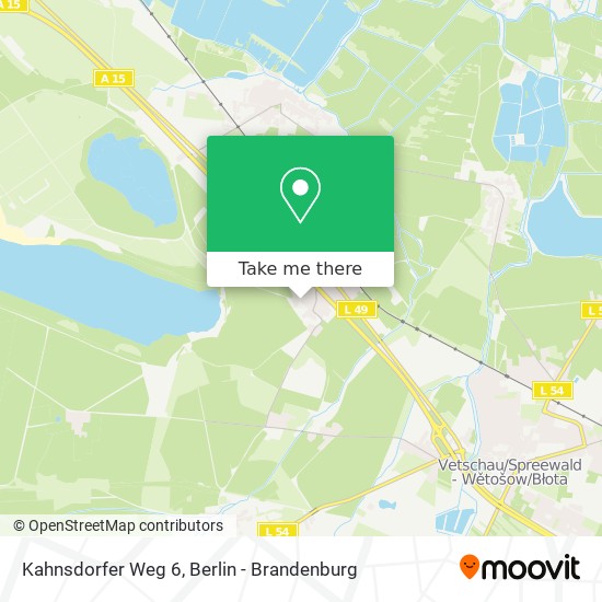 Kahnsdorfer Weg 6 map