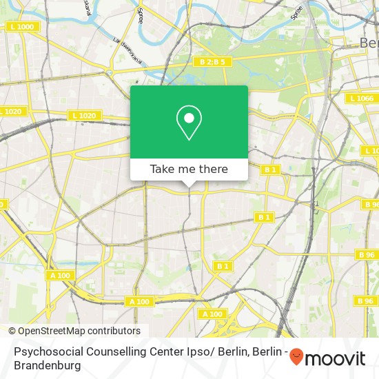 Psychosocial Counselling Center Ipso/ Berlin, Münchener Straße map