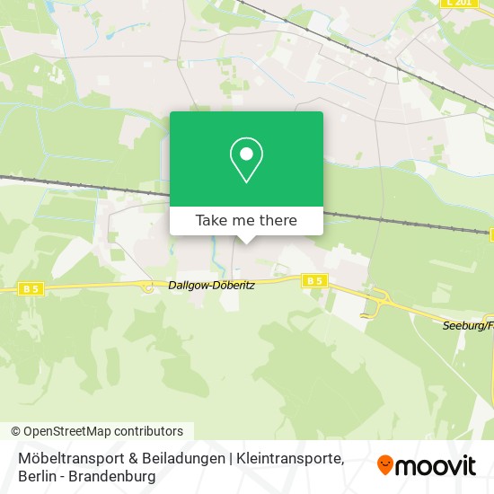 Карта Möbeltransport & Beiladungen | Kleintransporte