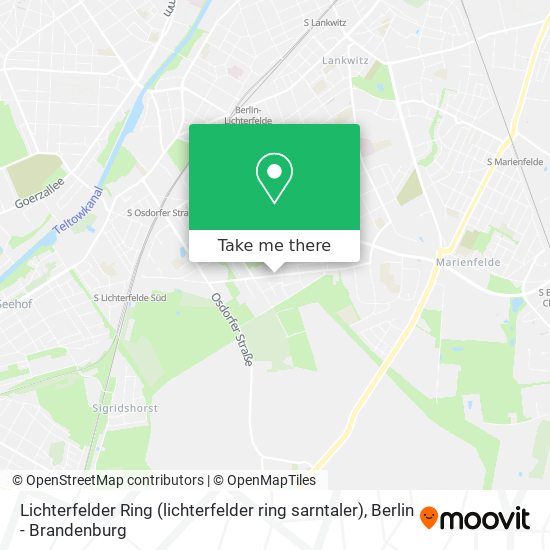 Карта Lichterfelder Ring (lichterfelder ring sarntaler)