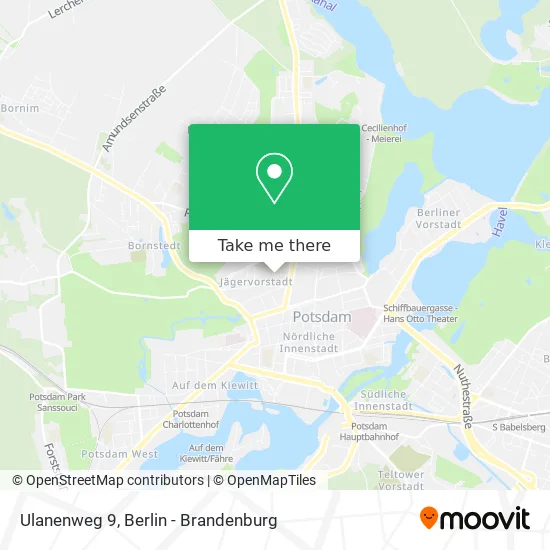 Ulanenweg 9 map